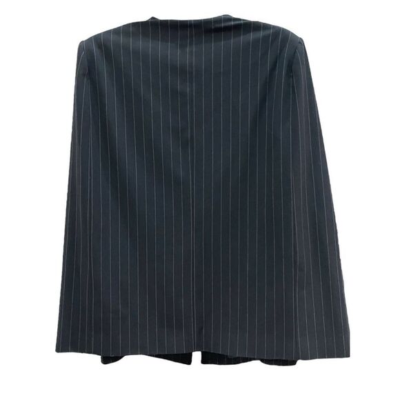 BCBGmaxazria Women's Black & White Striped Open-Front Jacket Size L NWOT - Picture 7 of 9